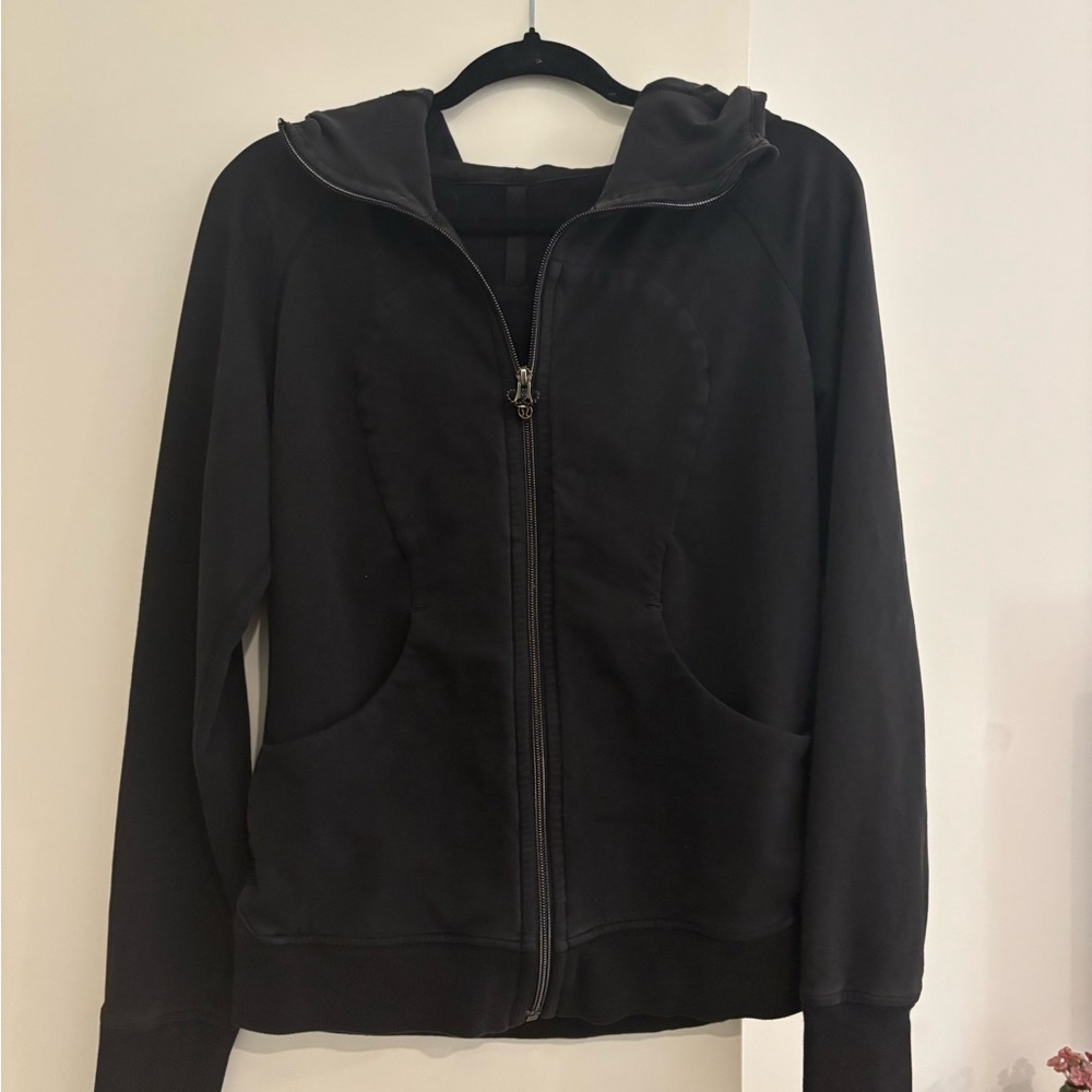 Black Lululemon Zip-Up Hoodie